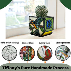 Entlityful hummingbird planter side profile highlighting shape and drainage benefit