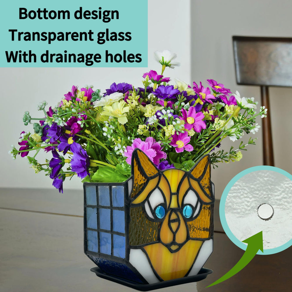 Entlityful planter on windowsill adding color and charm to room