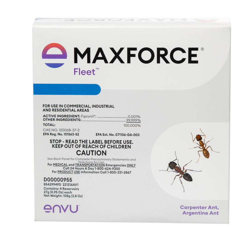 Thick gel texture of Envu Maxforce Fleet visible to show non-dripping formula and long-lasting placement