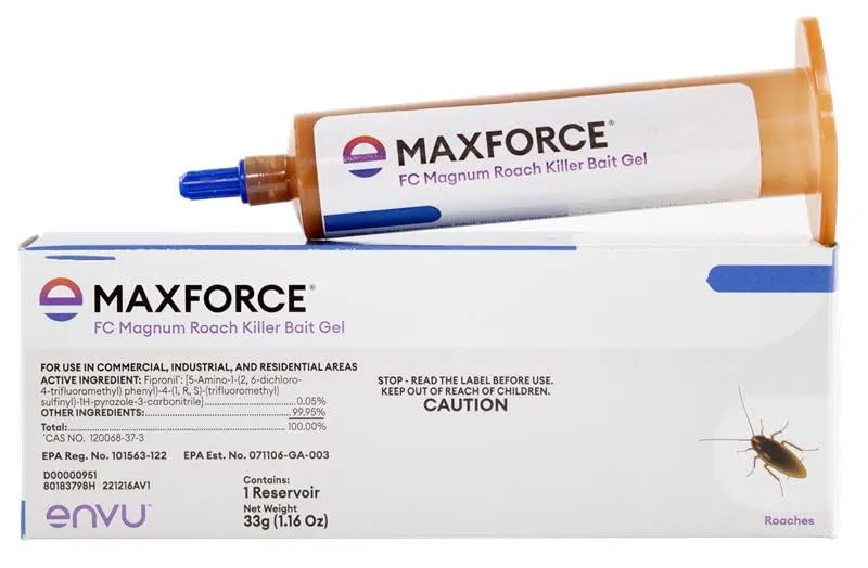 ENVU Maxforce gel texture close-up highlighting palatable bait consistency