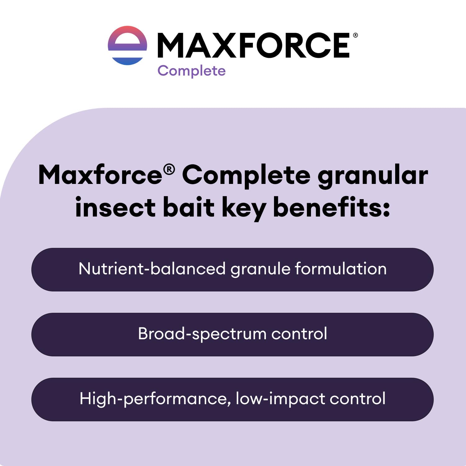 Envu Maxforce granules placed in indoor crack showing targeted indoor perimeter use