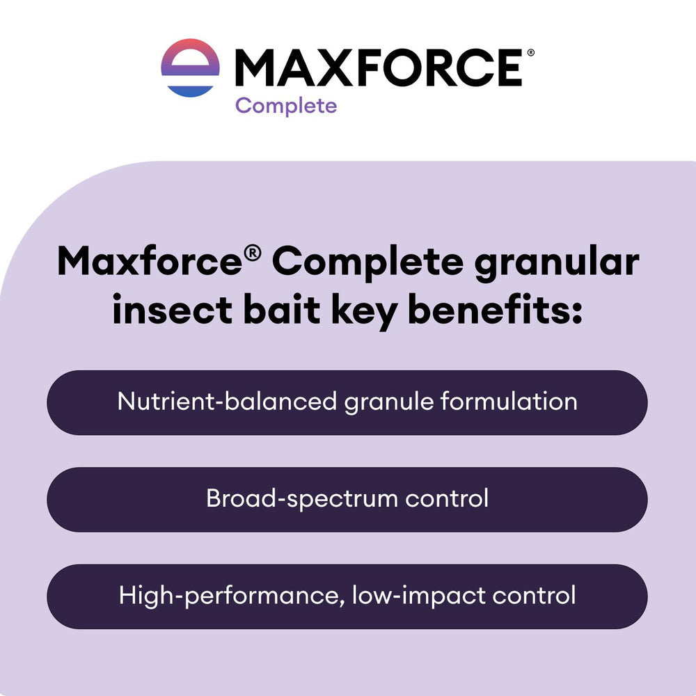 Envu Maxforce granules placed in indoor crack showing targeted indoor perimeter use