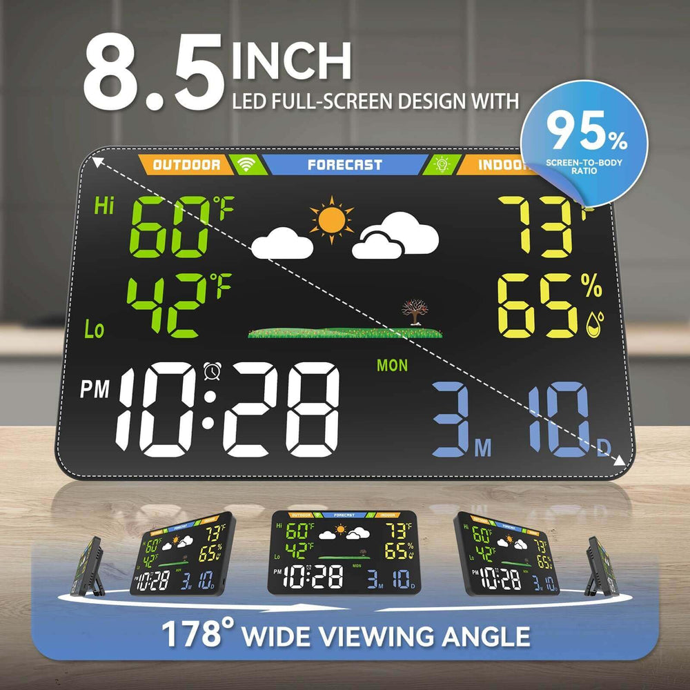 EnvyBox indoor temperature and humidity gauge, precise indoor comfort info