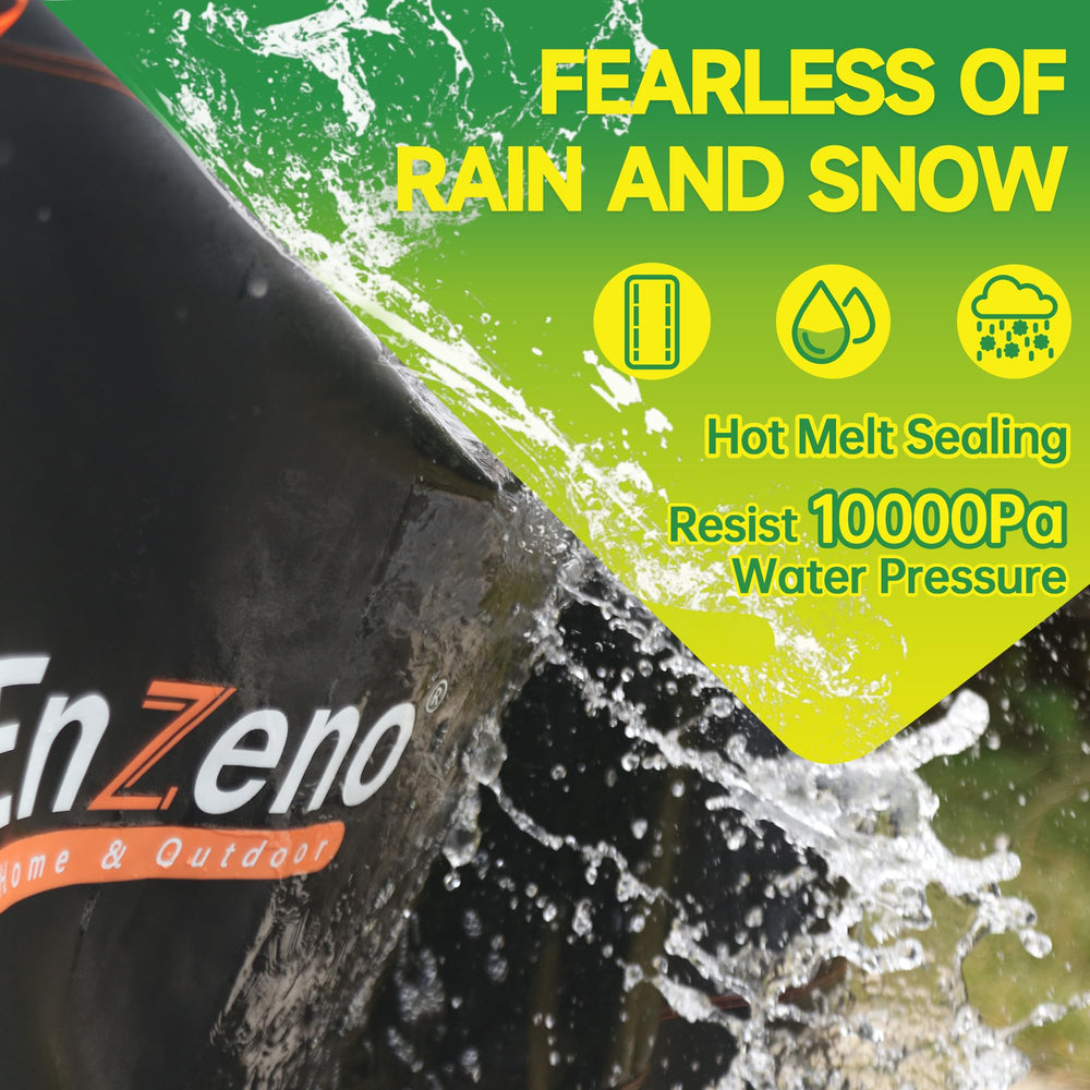 Enzeno fabric texture close-up of 420D Oxford weave for tear resistance and durability