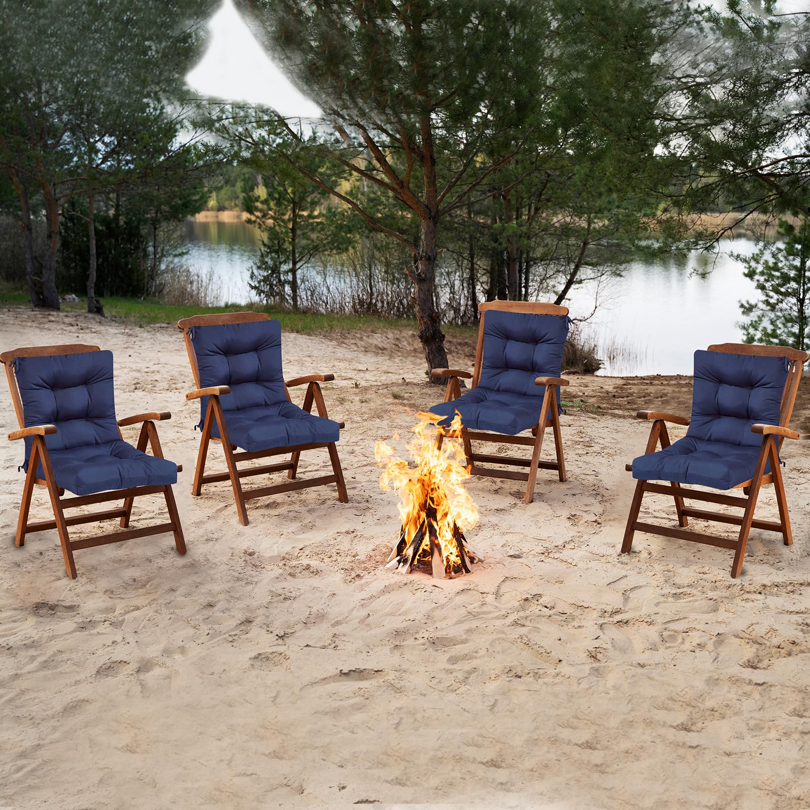 Eoieov lifestyle porch setting with cushions adding visual comfort
