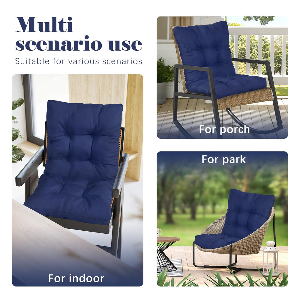 Eoieov side profile showing 3-inch thickness for supportive seating
