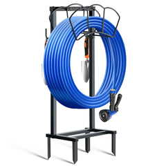EONFAY front view showing sturdy metal holder and tidy hose storage benefit