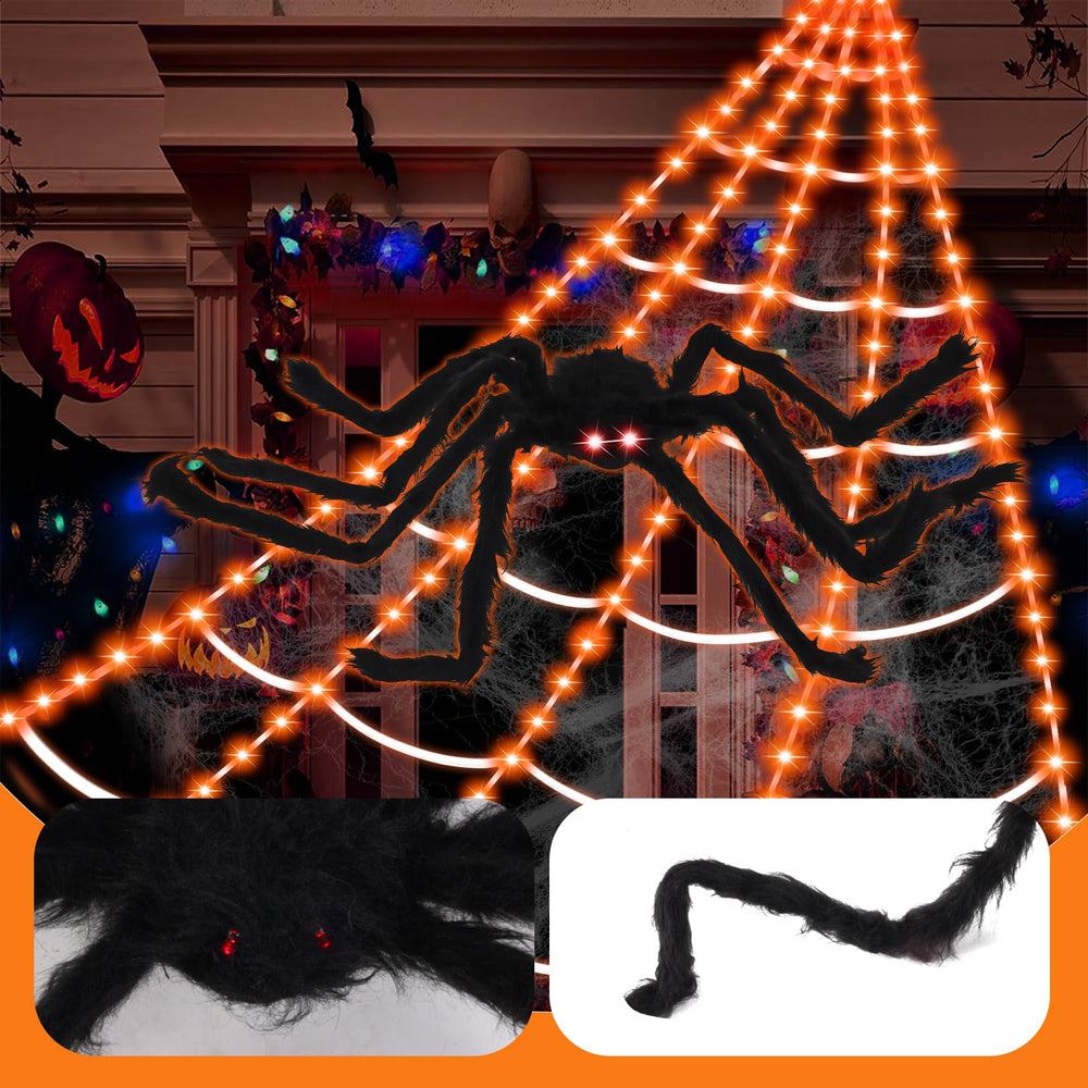 Eossth web installed on porch demonstrating remote-controlled lighting ambience outdoors