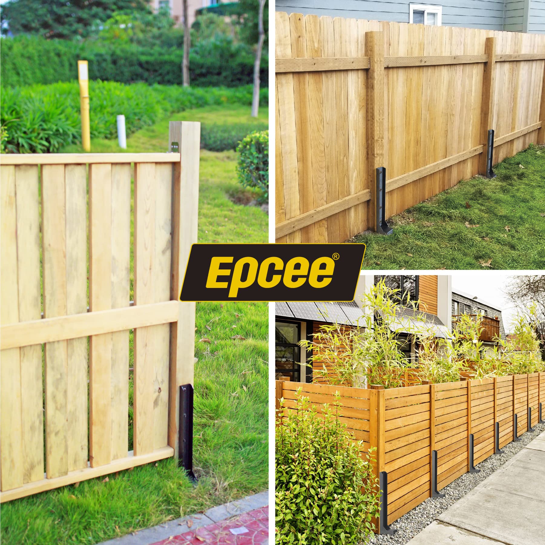 Epcee layout of included screws, socket, and drill bit displaying ready-to-install convenience
