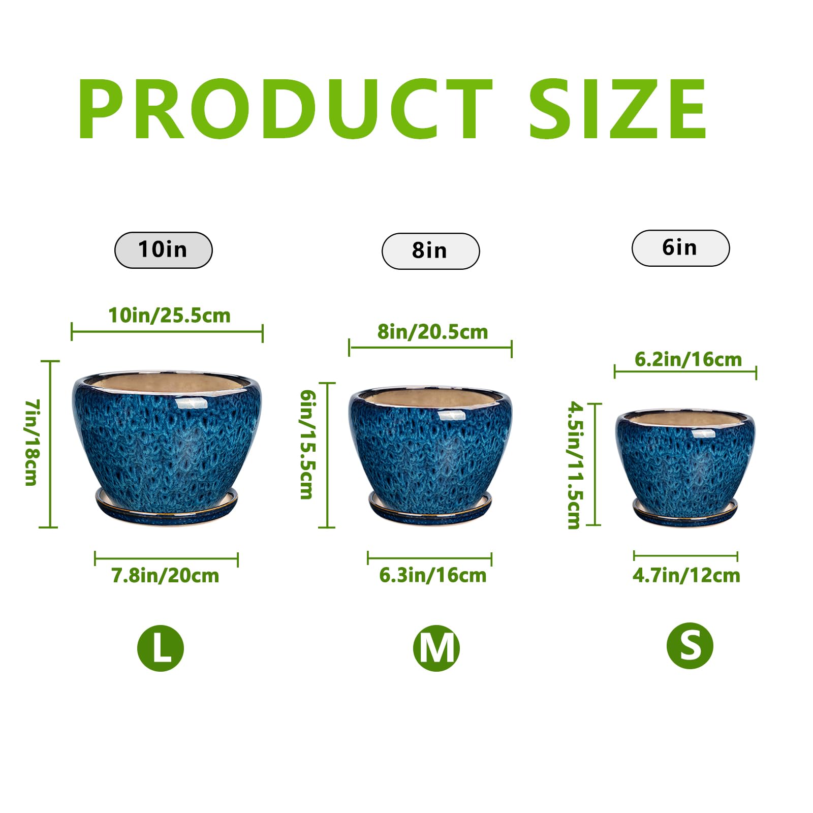 EPFamily 10-inch planter with Monstera demonstrating large plant support