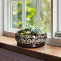 EPFamily glazed finish closeup showing smooth coating for easy cleaning