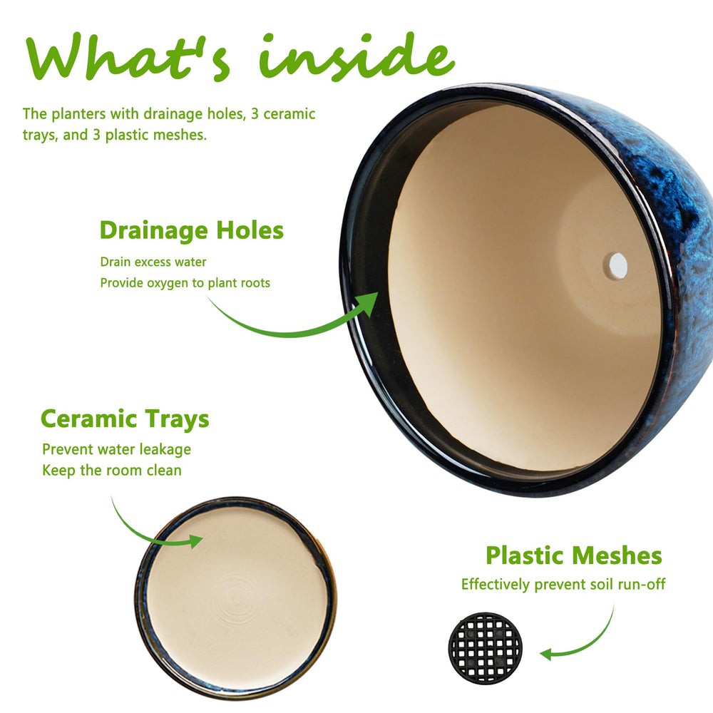 EPFamily saucer catching water under pot, protects floors and furniture