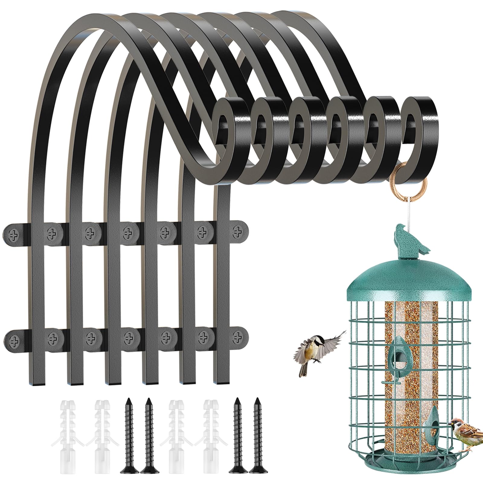 EPHECH front view of bracket showing sturdy arched design and durable support