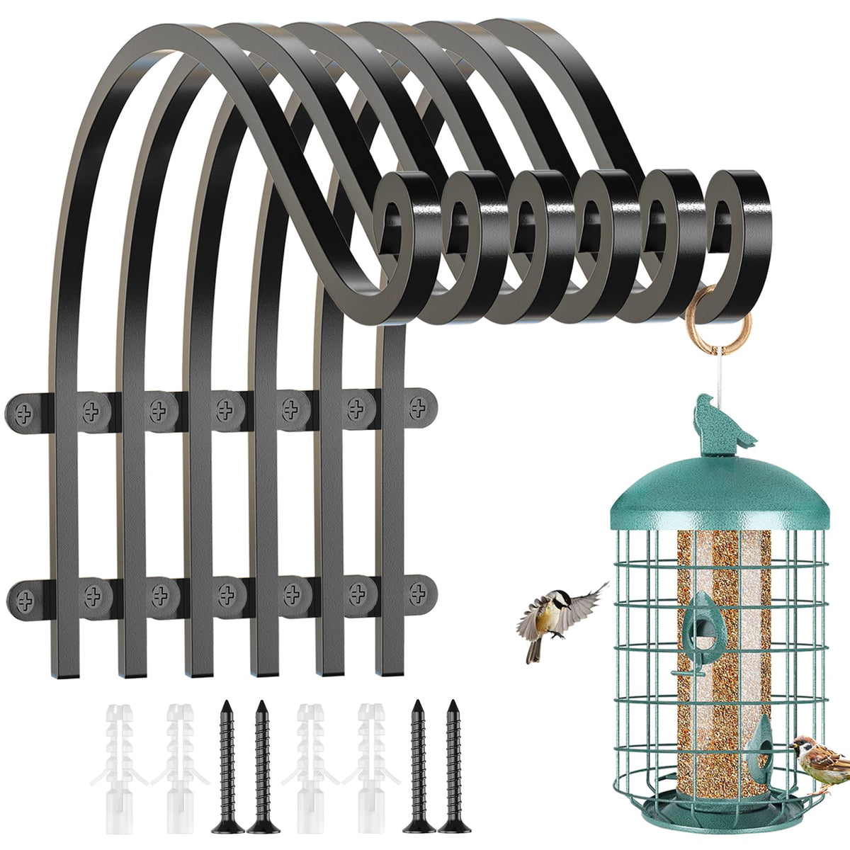 EPHECH front view of bracket showing sturdy arched design and durable support