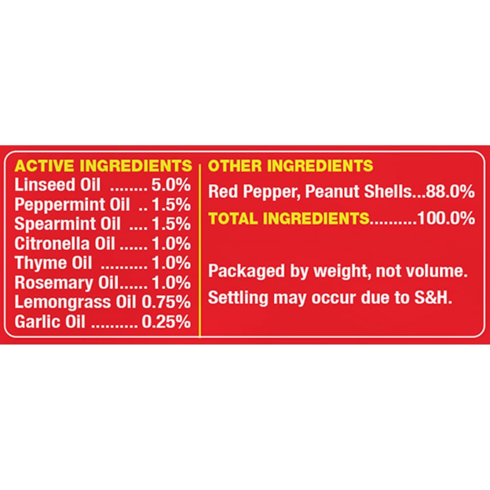 EPIC REPELLENTS granules applied at garden edge demonstrating protection benefit