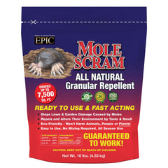 EPIC REPELLENTS front-of-bag showing product name and 10 lb size, clear storage benefit