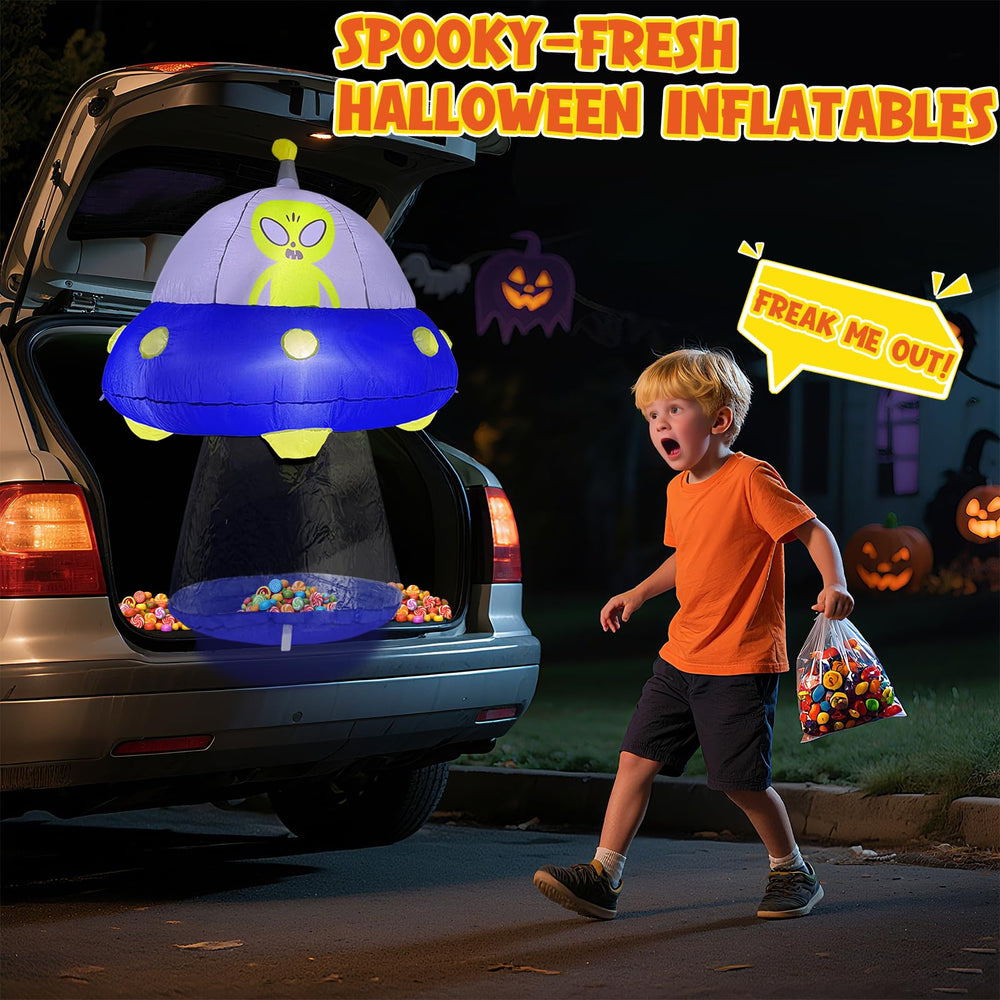 Epochleno inflatable glowing with LED lights for nighttime visibility