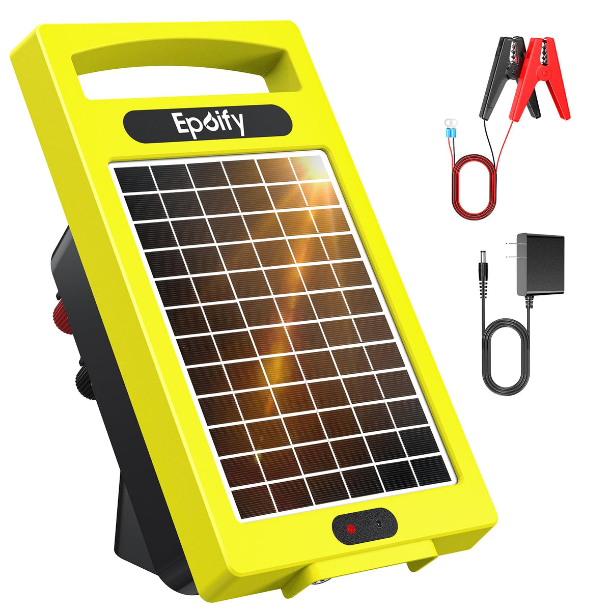Epoify front panel showing controls and connectors for easy setup and monitoring