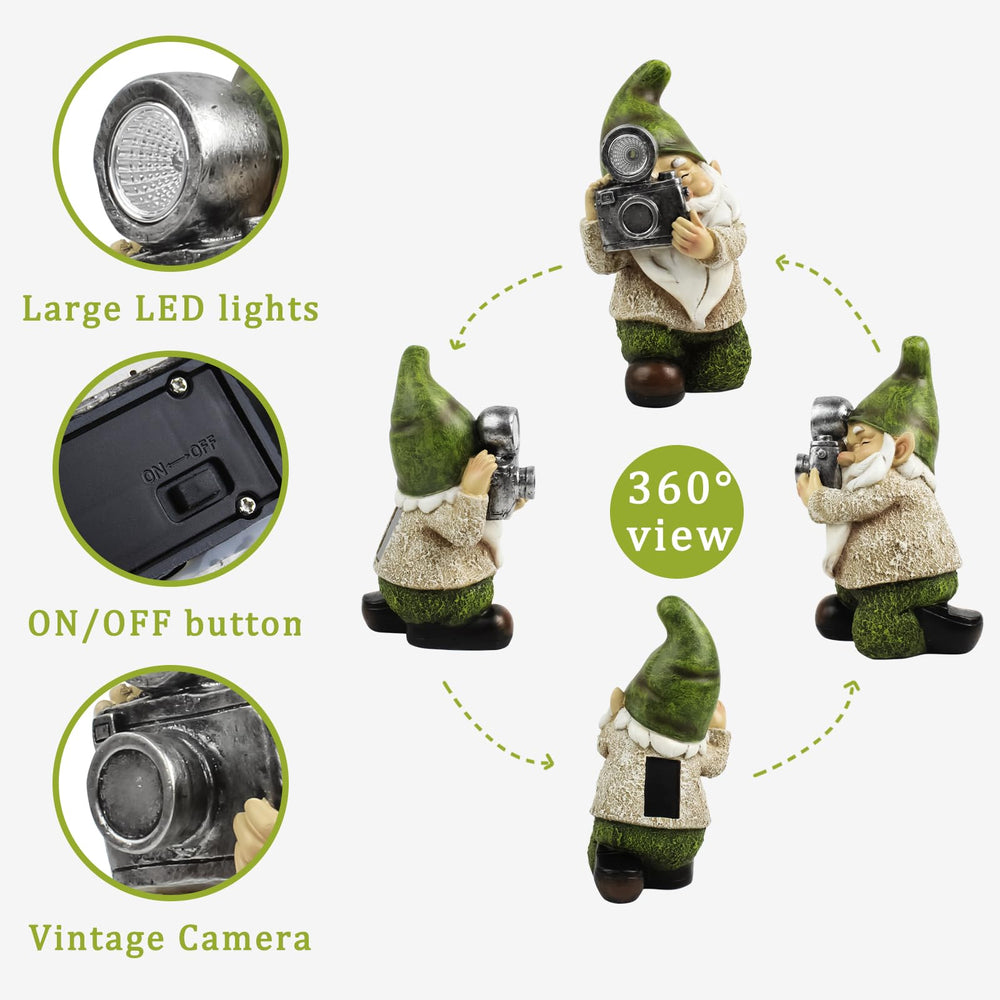 EPTUEGA gnome side profile highlighting durable resin and silhouette