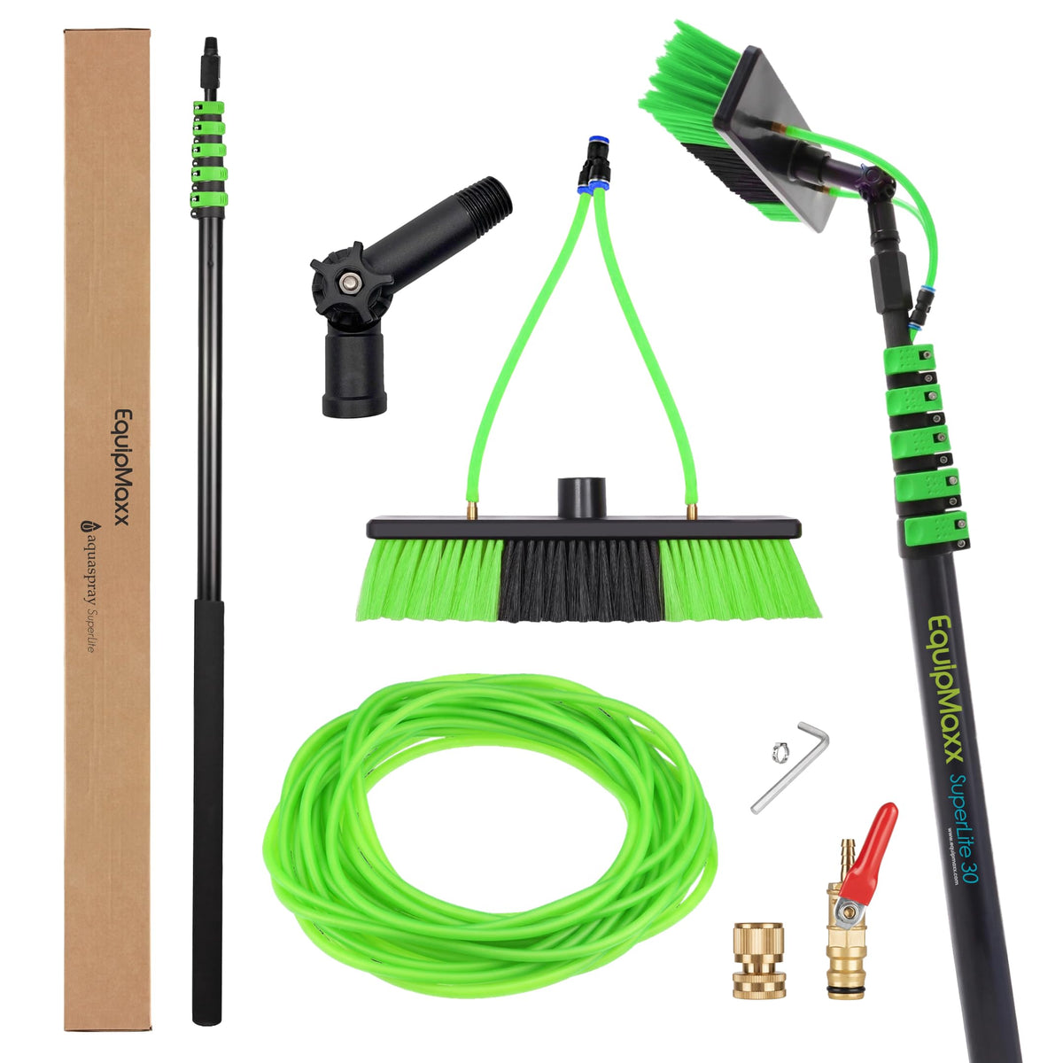 EQUIPMAXX front packaging showing kit contents and benefits