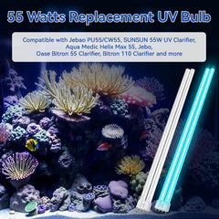 ERETOW quartz glass close-up highlighting high UV transmission for clearer water