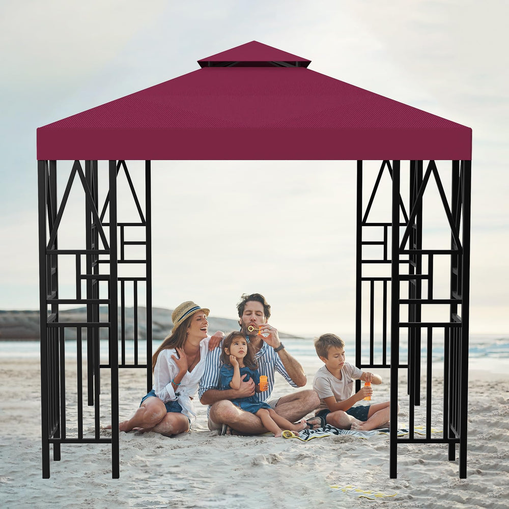 ERFEI lifestyle backyard party scene adding color and shelter