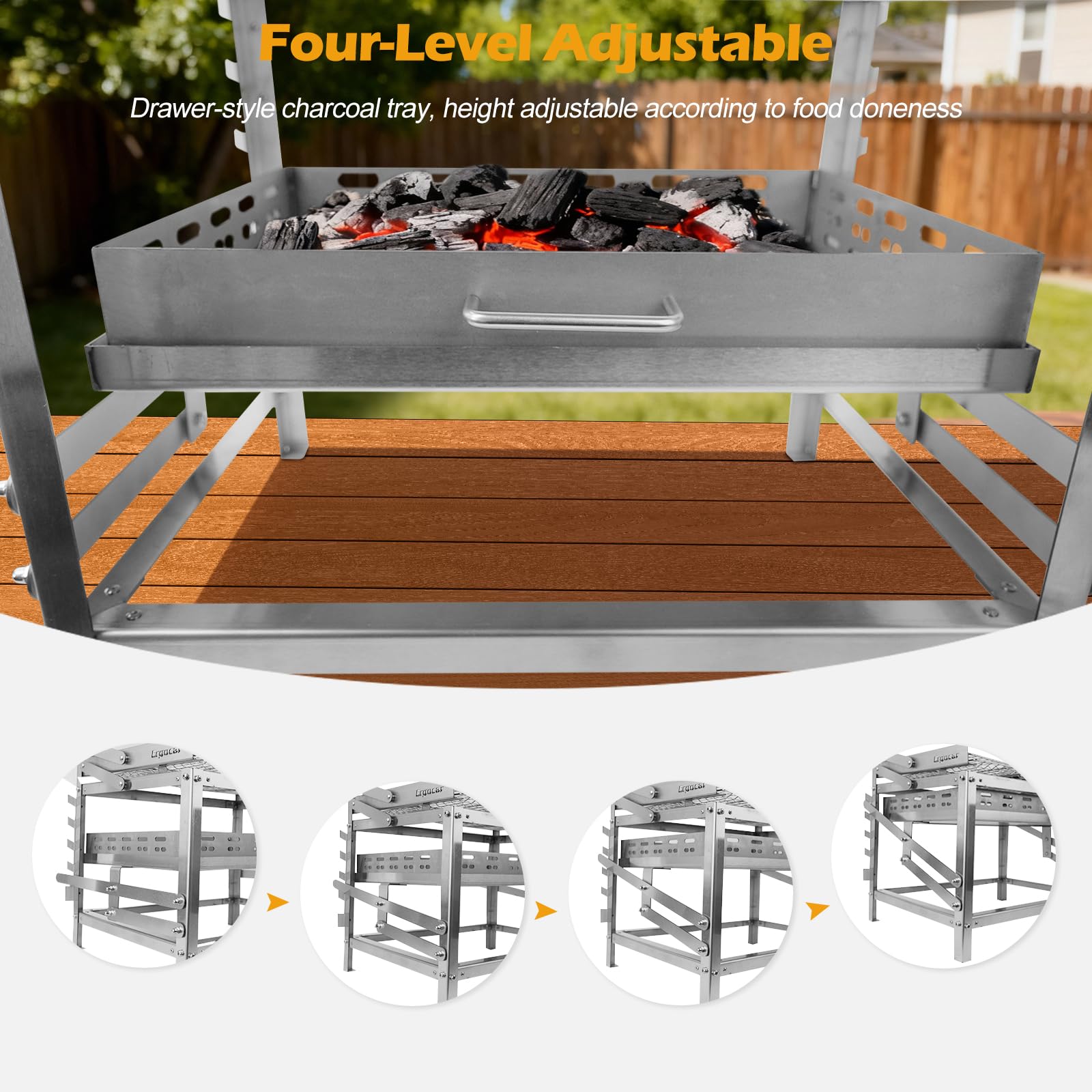 Ergocar in-use at picnic showing portable cooking convenience for gatherings