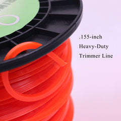 ERIOUCON close-up of square trimmer line texture highlighting sharp edges and durability