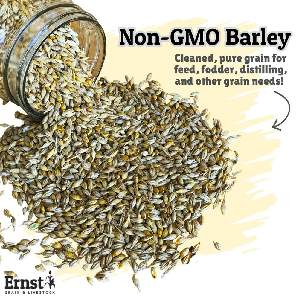 Ernst Grain & Livestock open bag with visible kernels demonstrating easy access and freshness