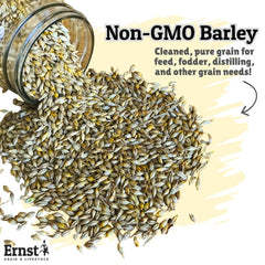 Ernst Grain & Livestock open bag with visible kernels demonstrating easy access and freshness