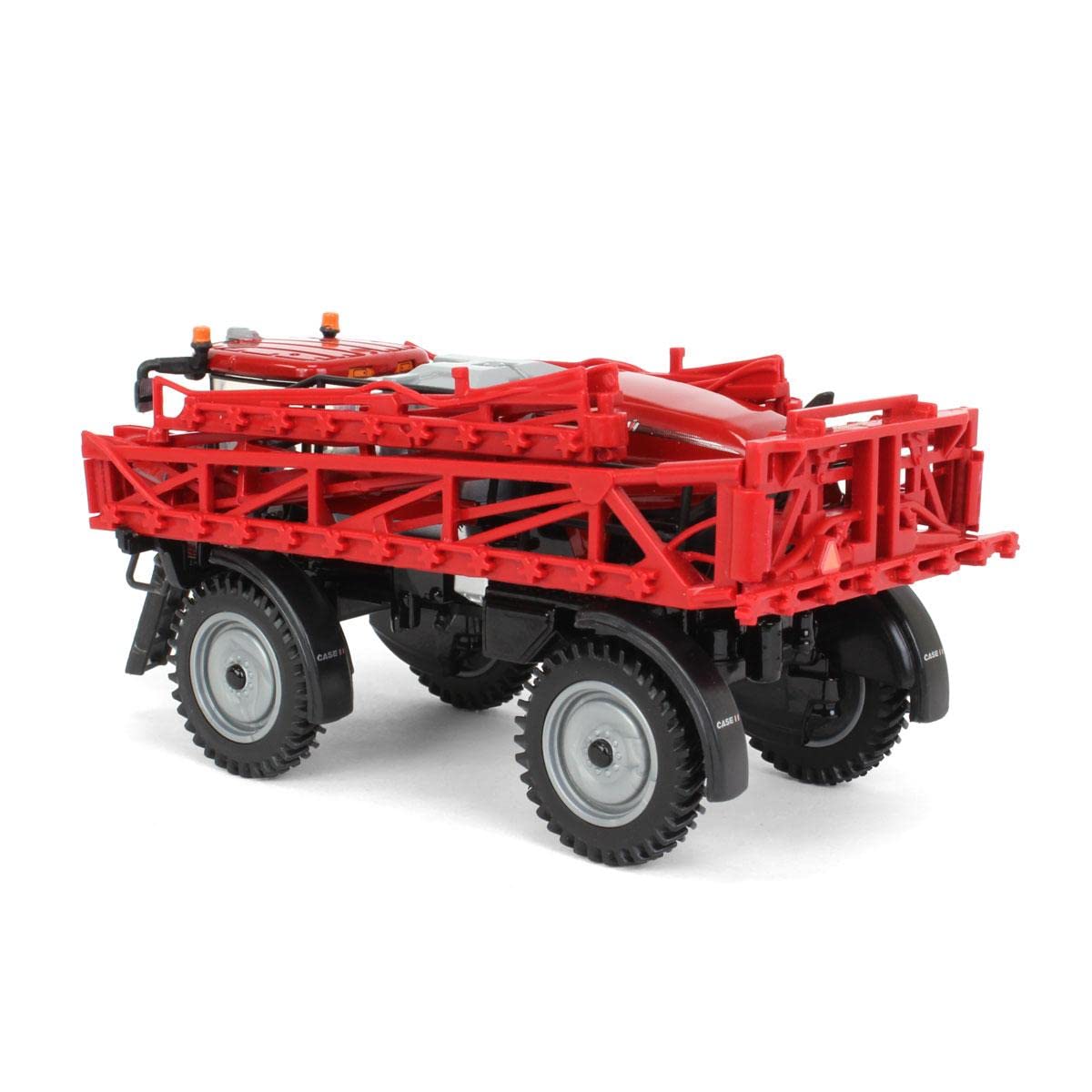ERTL Patriot 4350 beside a ruler showing 1/64 scale accuracy and space-saving size