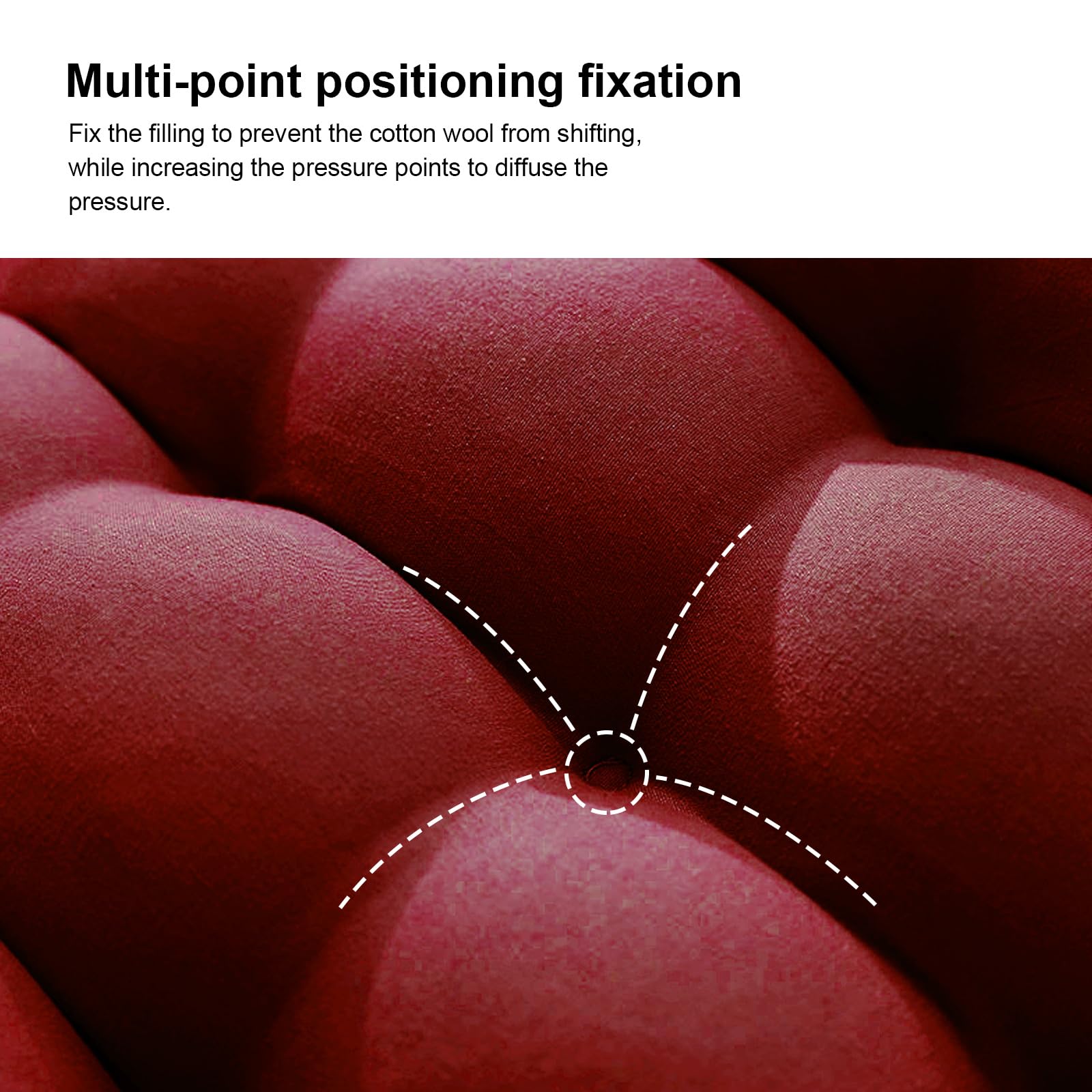 ERWUDEling non-slip bottom detail prevents sliding on smooth frames benefit stability