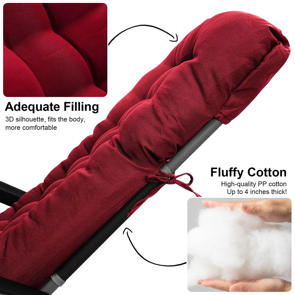 ERWUDEling tie straps and corner attachment secure the cushion to recliner benefit safety