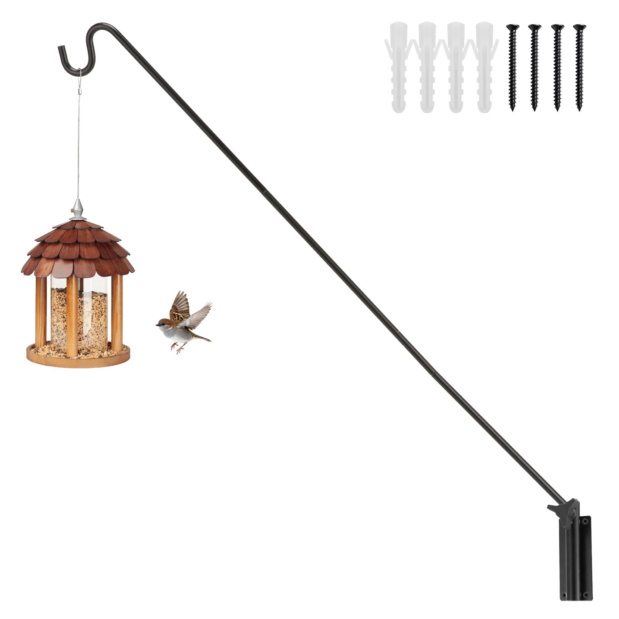 ERYTLLY front view mounted on railing showing secure hanging