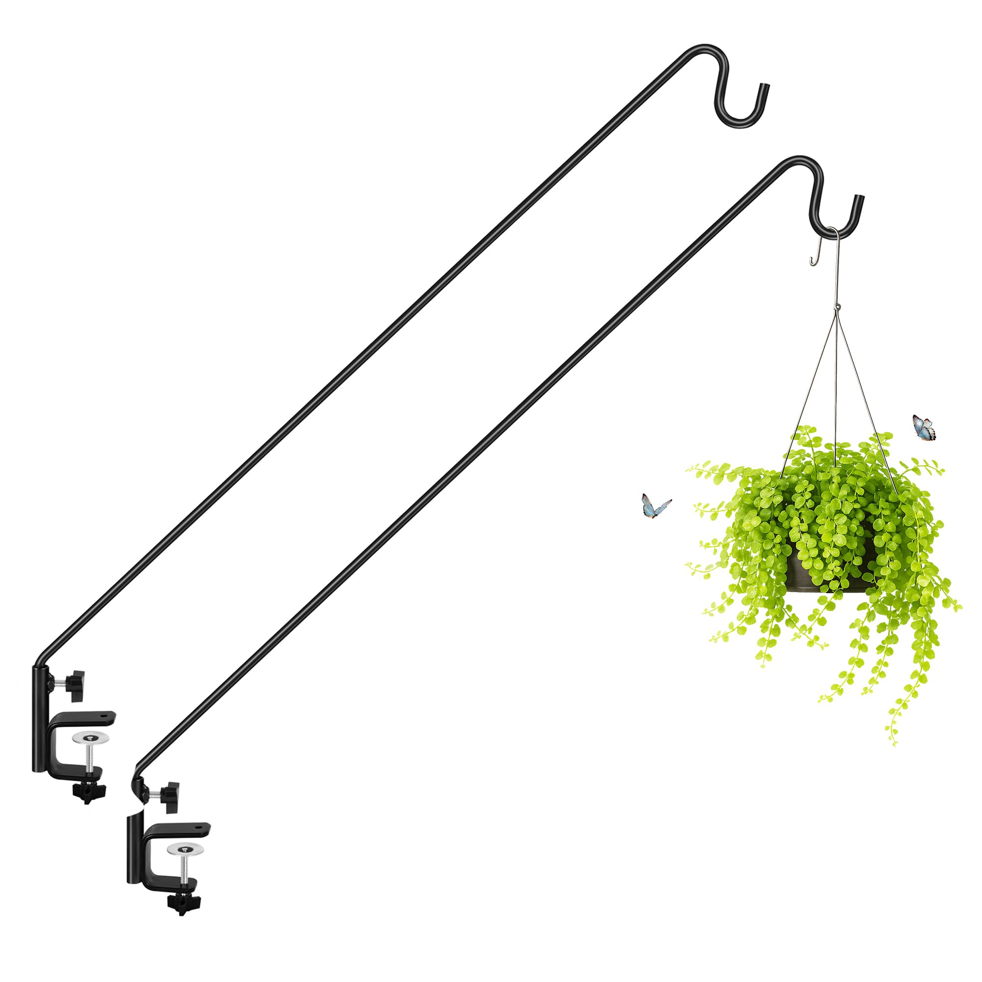 ERYTLLY front view wall mounted deck hook showing sturdy support