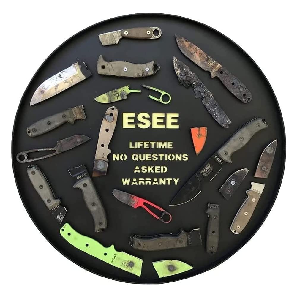 ESEE Libertariat lanyard hole close-up enabling tethered safety options