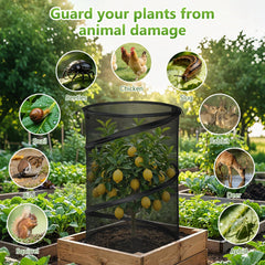 esgwork pop-up cover in use protecting seedlings outdoors