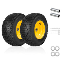 eshcol front view wheel assembly showing complete tire and rim, durable replacement benefit