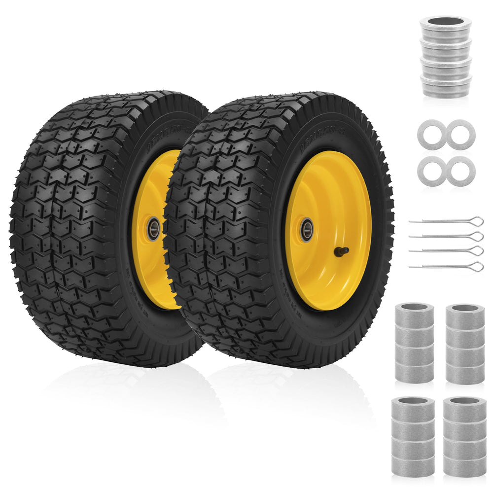 eshcol front wheel overview showing full tire and rim, clear fitment benefit