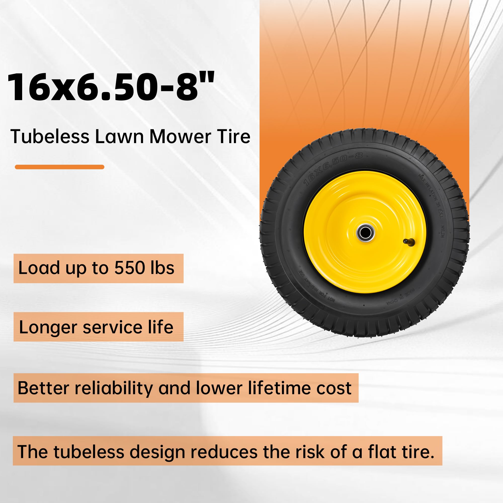 eshcol lifestyle mower fit showing installed wheel and gentle lawn contact