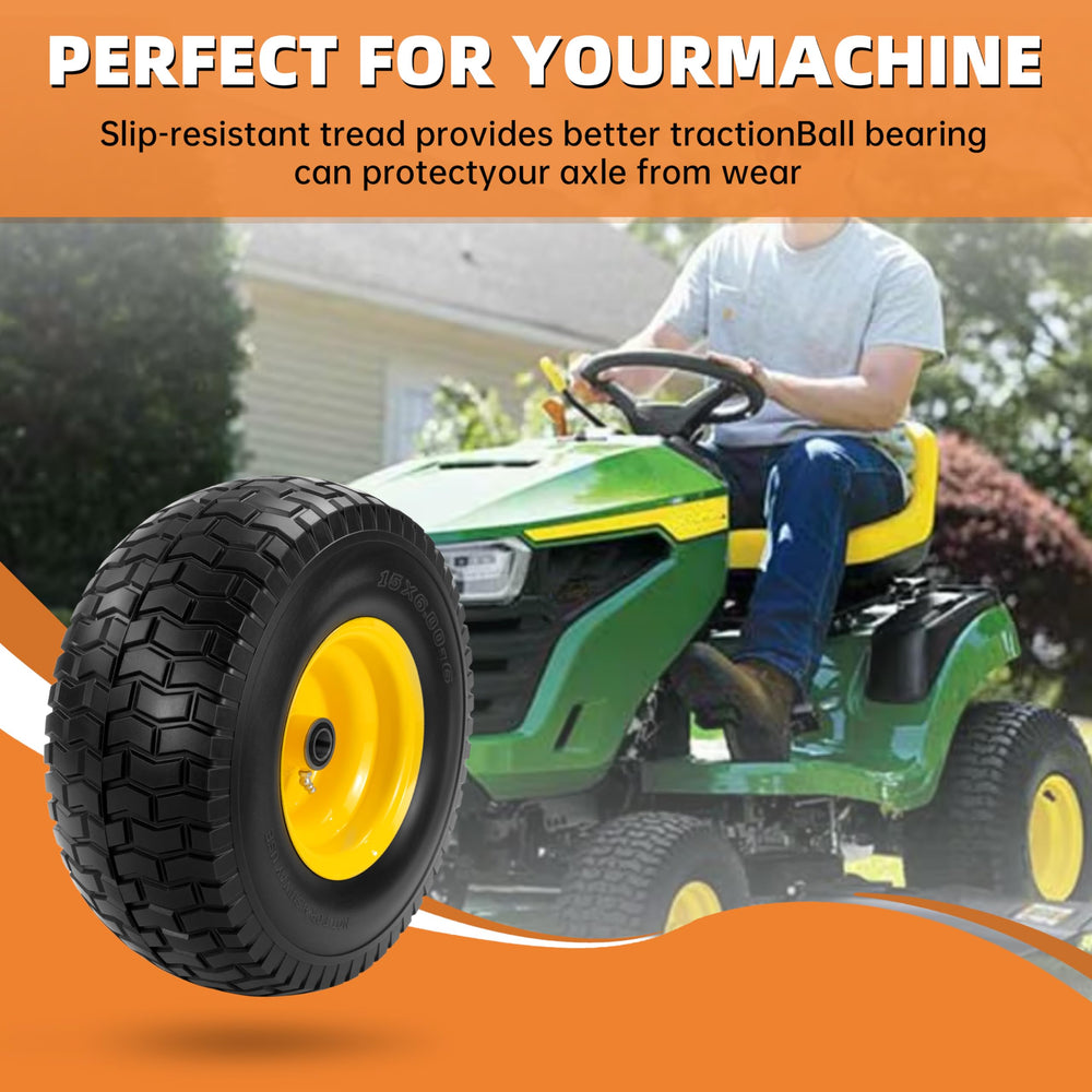 eshcol lifestyle mower in yard showing smooth mowing performance and puncture-free use
