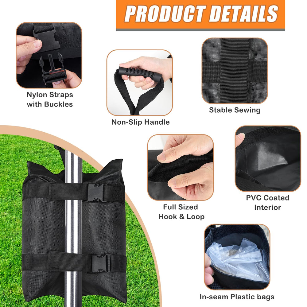 Esmorah Velcro opening and inner pouch preventing sand leakage benefit