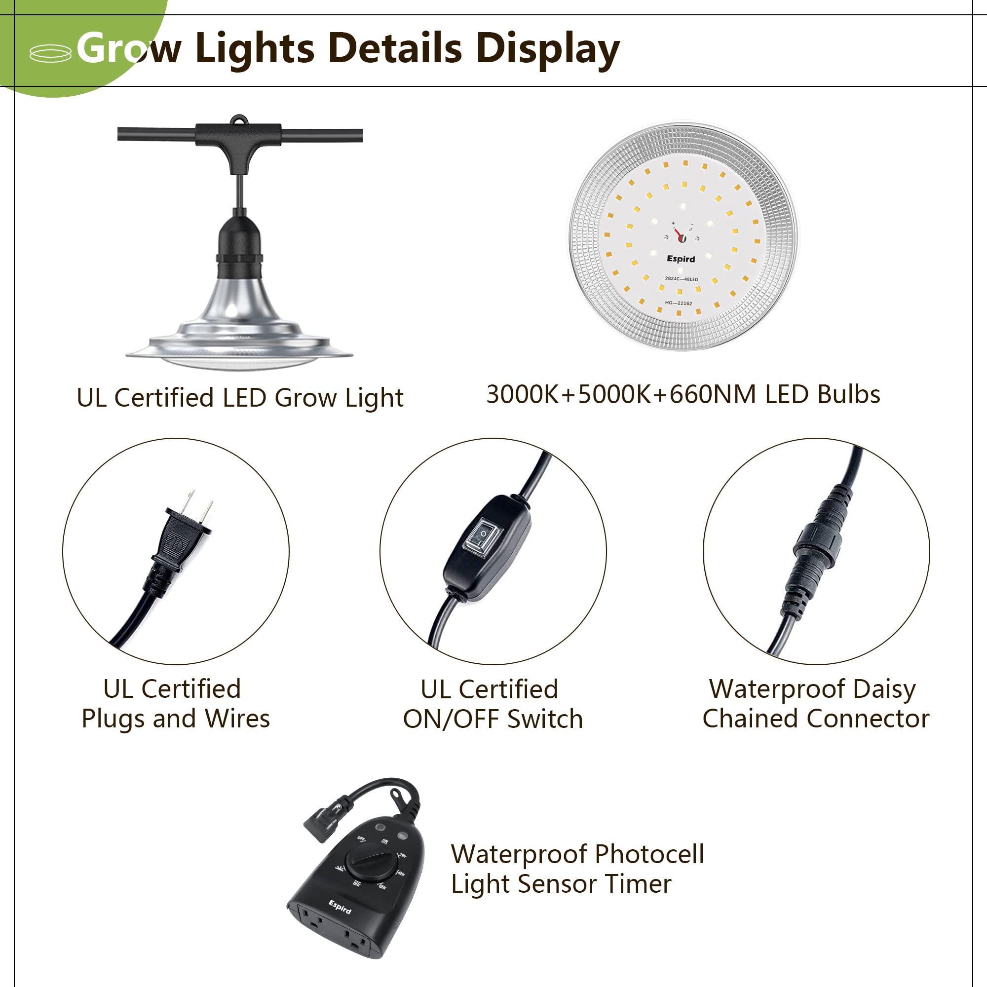 Espird end‑to‑end connector enabling longer continuous light runs
