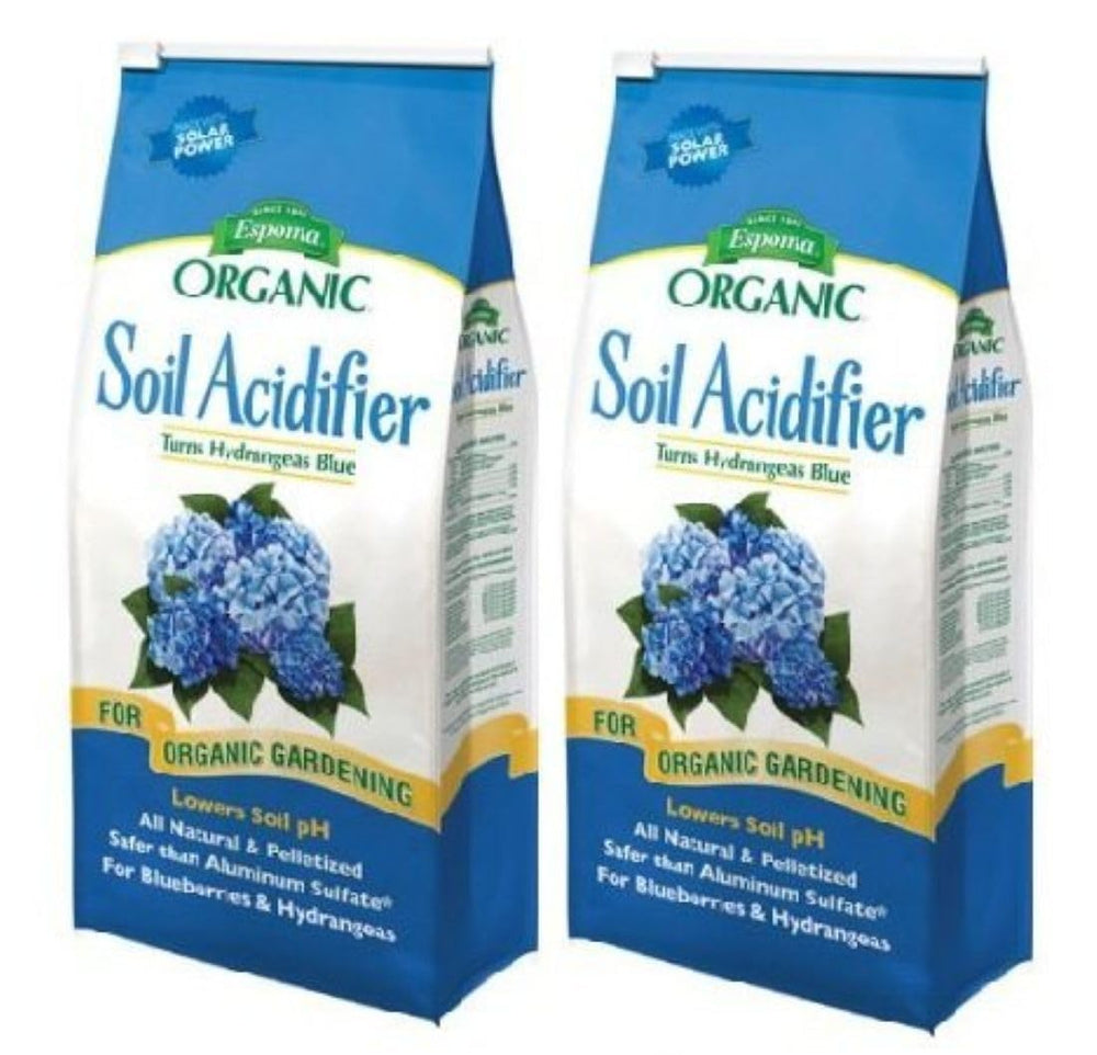 Espoma acidifier front packaging showing brand and benefits