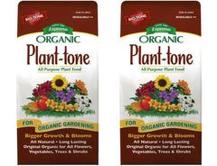 Espoma Plant-Tone front bag showing product name and organic benefit