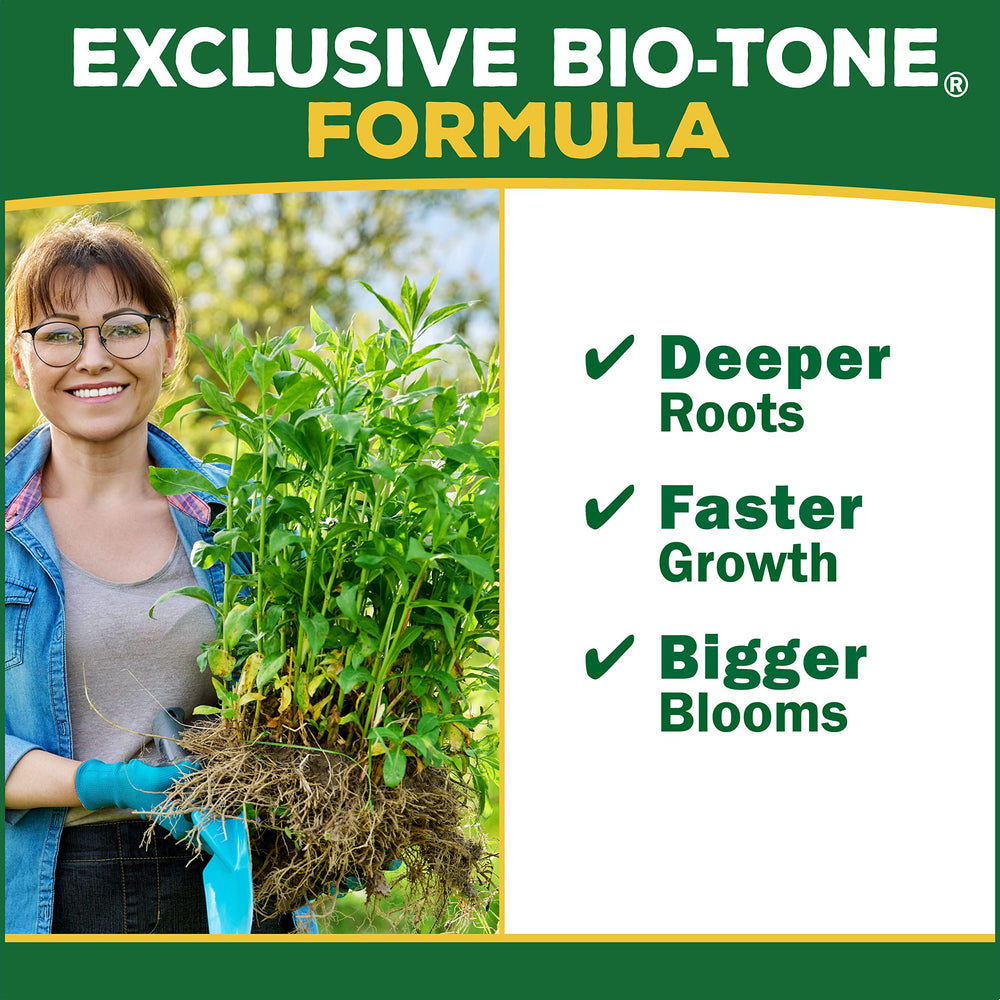 Two Espoma Plant-Tone 4 lb bags together showing value pack convenience