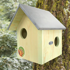 Esschert Design tin roof close-up protecting interior from rain