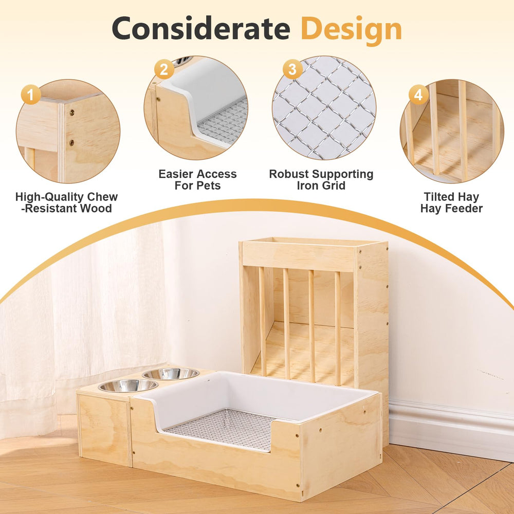 Essenhome removable litter pan close-up for easy cleaning and hygiene