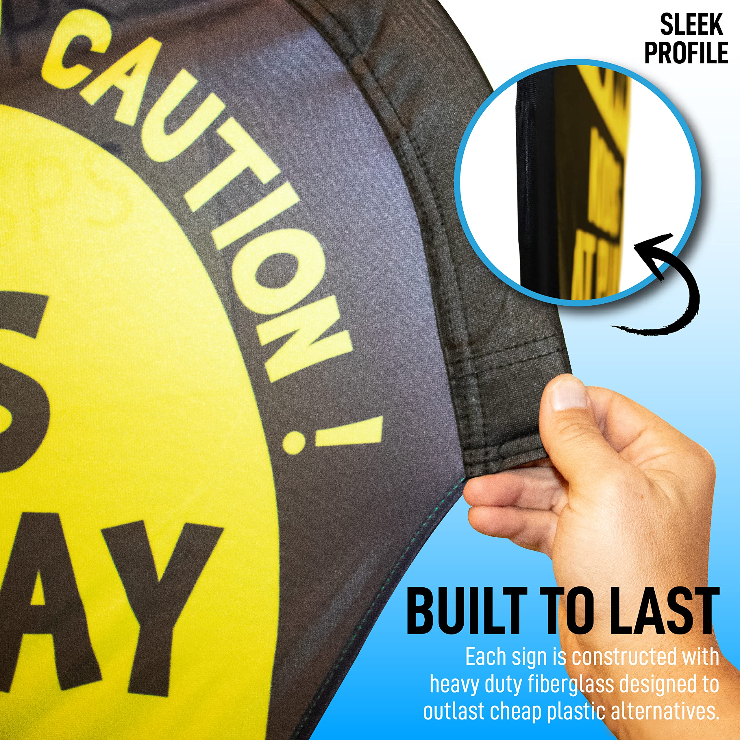Essentially Yours weighted base with free-spinning mount demonstrating wind-resistant pivoting