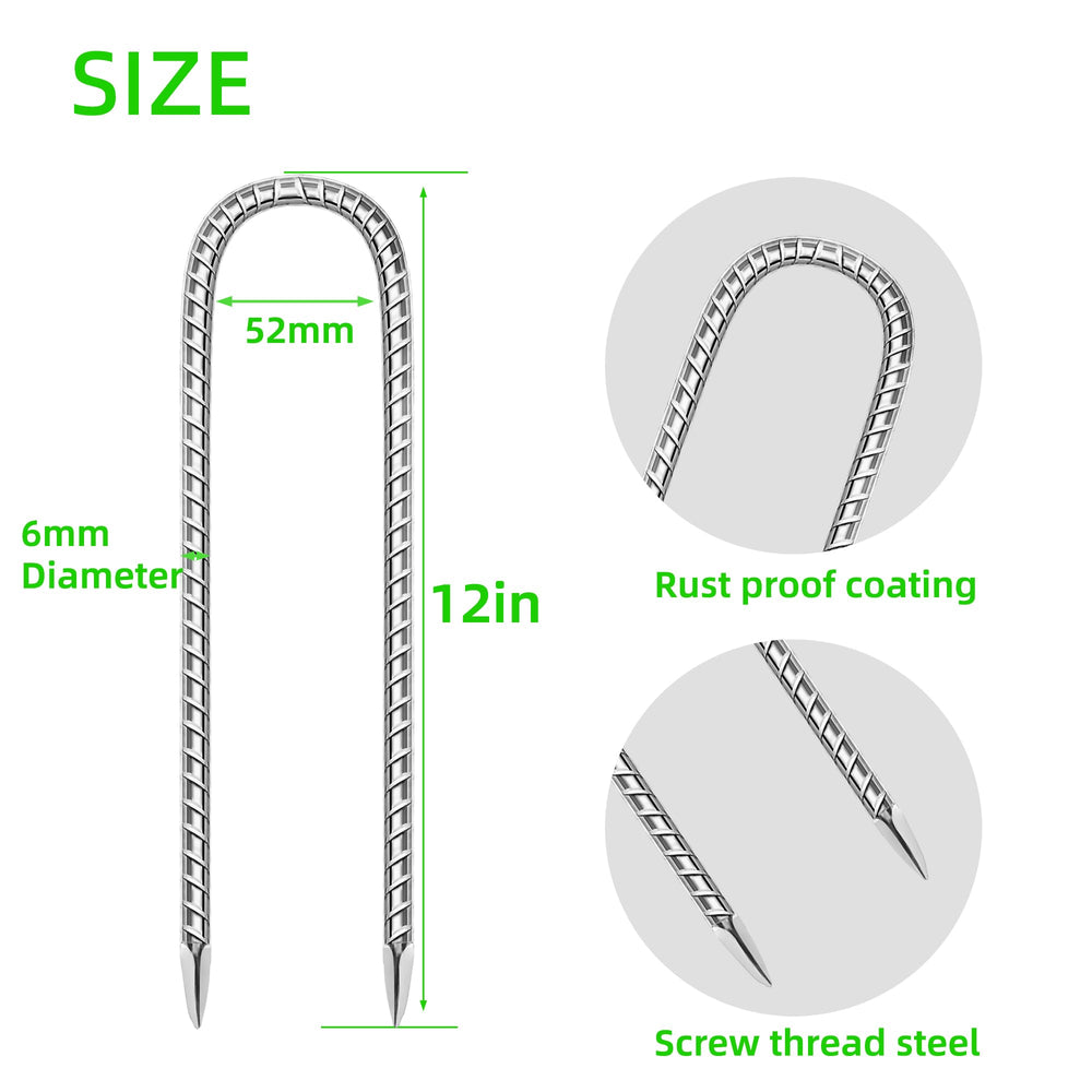 ESSFF close-up of pointed tip for easy soil penetration and durability
